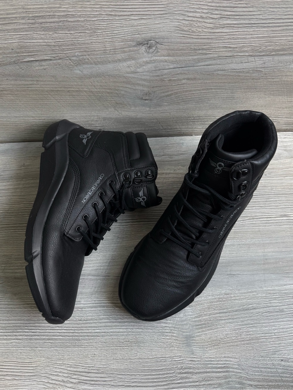 Creative Reaction Men's Tactical style Mid-Top Work Shoe - Black size 13 - Picture 2 of 9